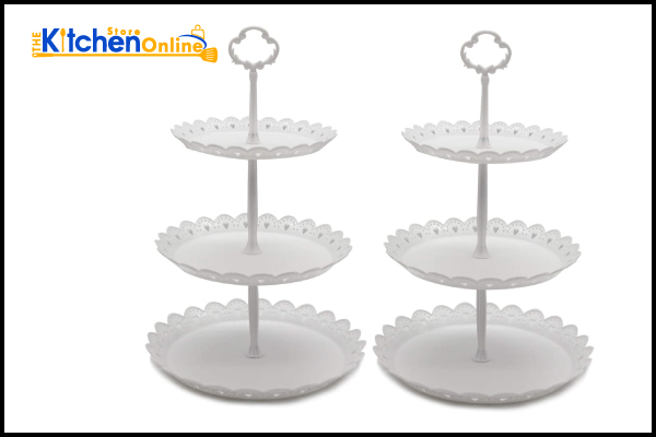 1. Set of 2 Pcs 3 Tier Cake Stand by Agyvvt