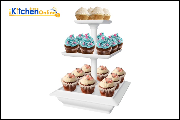 7. Chef Buddy 3 Tier Cupcake Dessert Stand